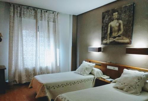 佩德罗托雷斯酒店客房内的一张或多张床位
