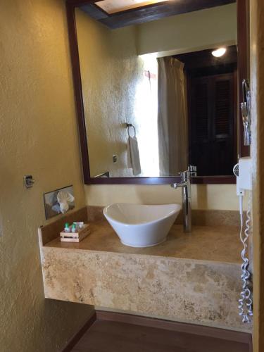 木兰广场酒店的一间浴室