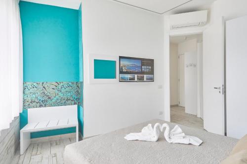 Luxury Experience | WelcHome Napoli客房内的一张或多张床位
