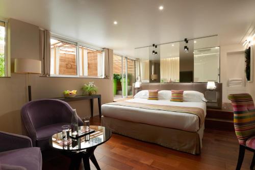 乐马图林酒店及水疗中心 客房内的一张或多张床位