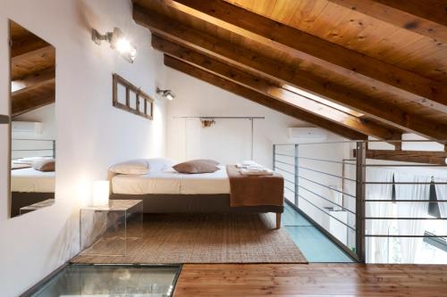 Luxury Apartment Fioravanti客房内的一张或多张床位