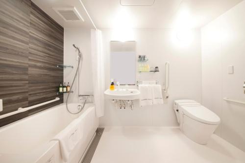 优选奈良站世纪酒店的一间浴室