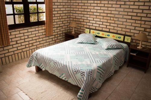 Pousada Mare Mansa客房内的一张或多张床位