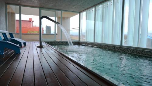 巴塔哥尼亚纳塔利诺酒店内部或周边的泳池