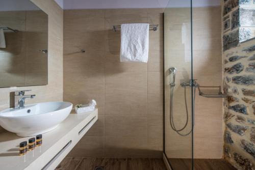 Mandy Luxury Villa Cretevasion的一间浴室