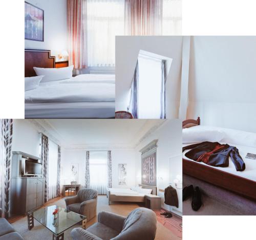 德累斯顿基平酒店的照片拼贴的酒店房间
