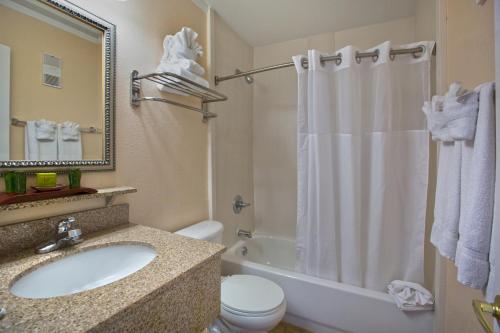 赛博特海滨套房酒店的一间浴室