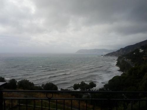 海景或在住宿加早餐旅馆看到的海景