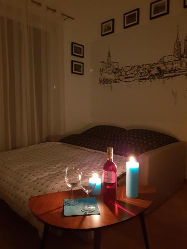 Apartament Nad Starą Odrą客房内的一张或多张床位