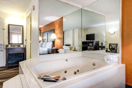 盖特林堡市中心溪边品质酒店的一间浴室