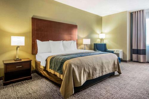 Comfort Inn Atlanta Downtown South客房内的一张或多张床位