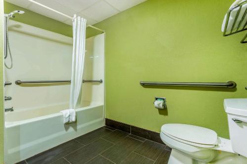 Quality Inn & Suites near Robins Air Force Base的一间浴室