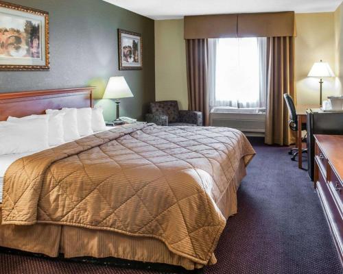 埃斯帕尼奥拉艾斯帕诺拉罗德威旅馆的酒店客房设有床和窗户。