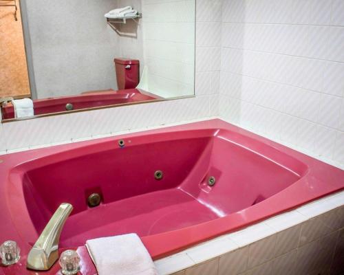 Econo Lodge Inn & Suites Colonie Center Mall的一间浴室