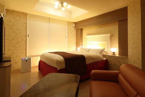 Hotel Fine Olive Kyoto Yamashina (Adult Only)客房内的一张或多张床位