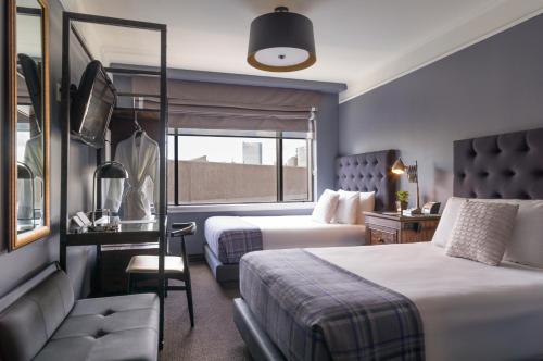 博科萨酒店客房内的一张或多张床位