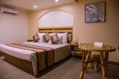 扎哈格扎别墅酒店客房内的一张或多张床位
