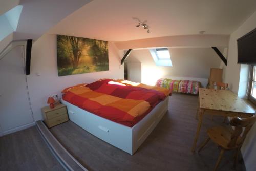 Haus Pistenblick客房内的一张或多张床位