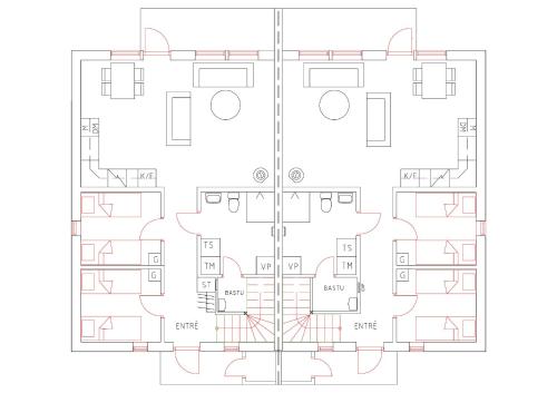 Parkstigens Lägenheter平面图