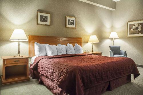 伦迪斯公路康福特茵酒店客房内的一张或多张床位