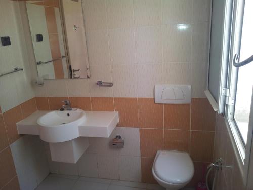 托泽尔伊尔阿瑞奇住宅酒店的一间带水槽和卫生间的浴室