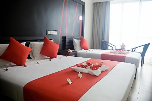 Nasau Resort & Villas客房内的一张或多张床位