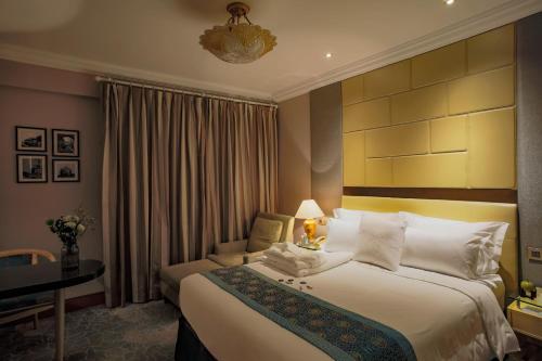 上海安亭别墅花园酒店客房内的一张或多张床位