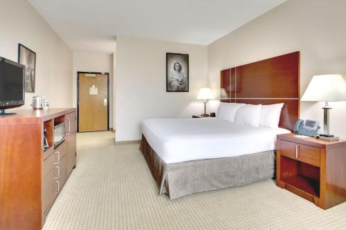 乔利埃特乔利埃特好莱坞赌场酒店的酒店客房,配有床和电视