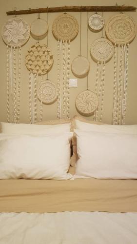 Tsiboulas Cretan Cottage客房内的一张或多张床位