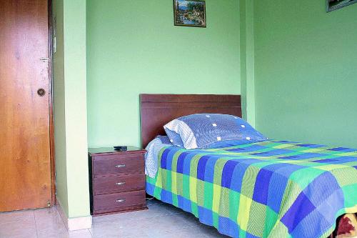 Hostel Casa Alb客房内的一张或多张床位