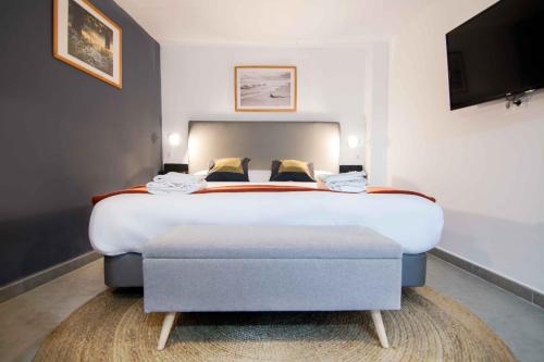 巴伦西亚维科美公寓客房内的一张或多张床位