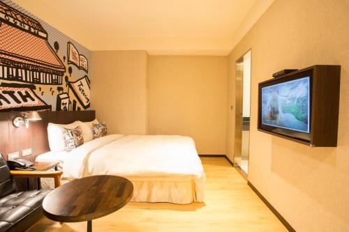 享住旅店-台北火车站客房内的一张或多张床位