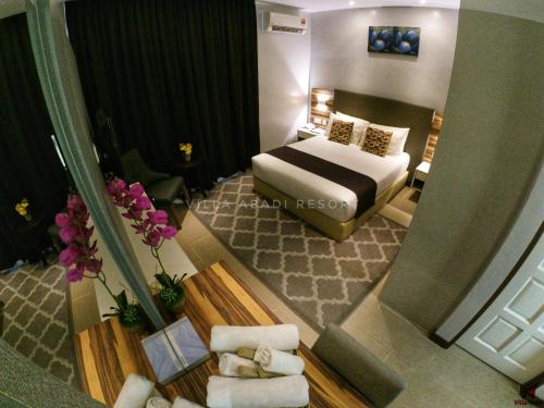 阿巴迪别墅度假酒店客房内的一张或多张床位
