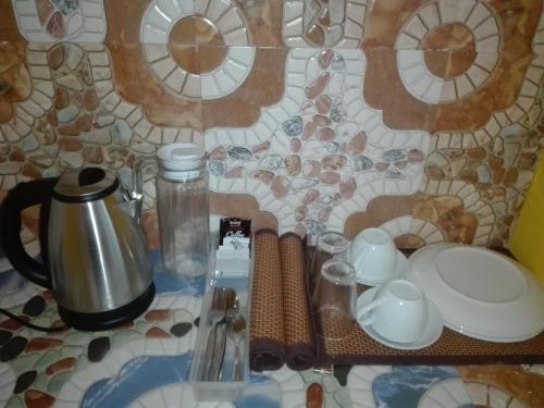 Casa Mirasol的咖啡和沏茶工具