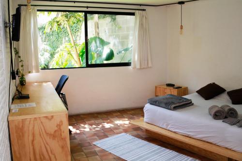 Coyoacan City Lofts客房内的一张或多张床位