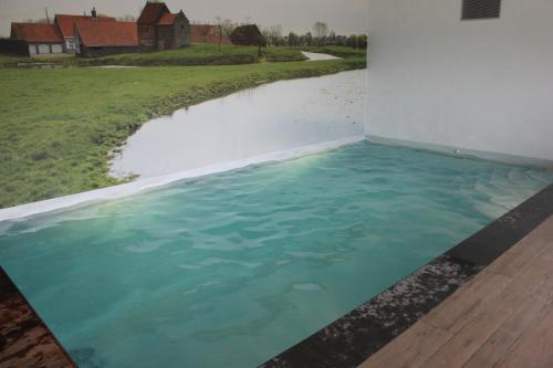 蒂尔特De Landweg的房子地板上的水池