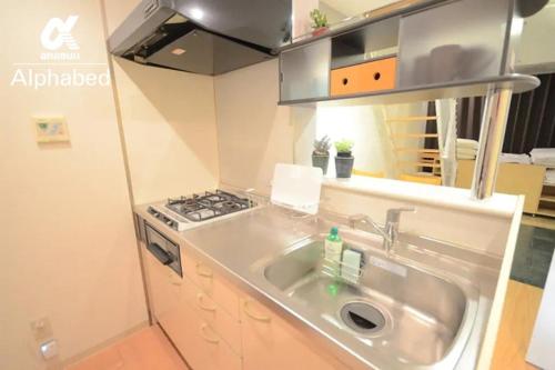 Alphabed TakamatsuKawaramachi 501 / Vacation STAY 21604的厨房或小厨房