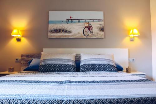Oasis Fuerteventura Beach Apartments客房内的一张或多张床位