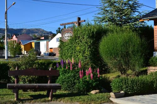 Cabañas Nevis, excelente ubicación外面的花园