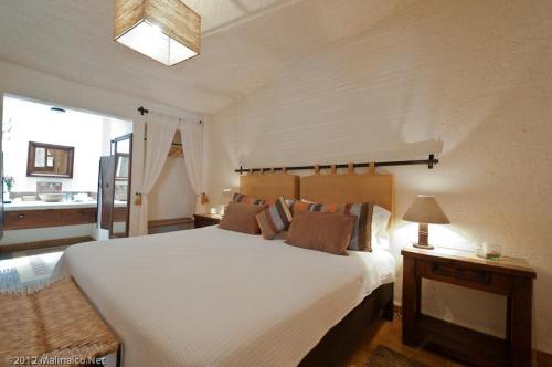 Hotel Boutique Casa de Campo Malinalco客房内的一张或多张床位