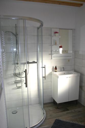 雅可布斯维格GbR旅馆的一间浴室
