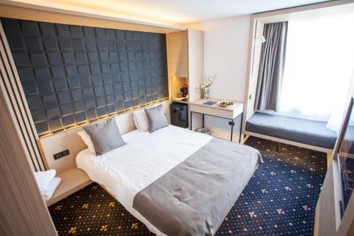 Aqvatonic Hotel - Steaua de Mare客房内的一张或多张床位