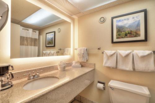 滨水酒店和会议中心的一间浴室