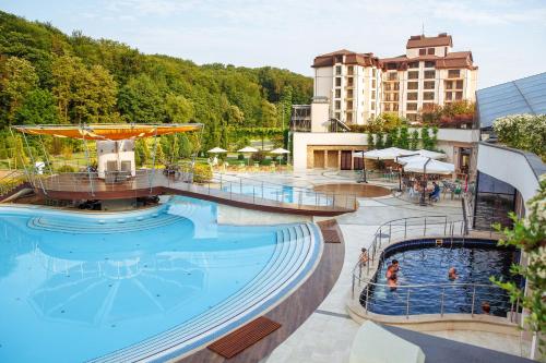 Hotel Irys by Derenivska Kupil内部或周边泳池景观