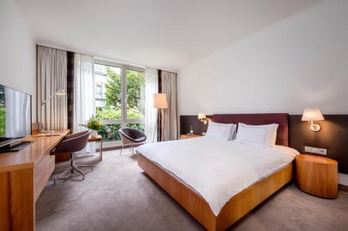 Dorint City-Hotel Bremen客房内的一张或多张床位