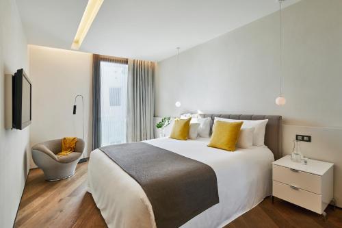 巴塞罗那奥拉酒店客房内的一张或多张床位