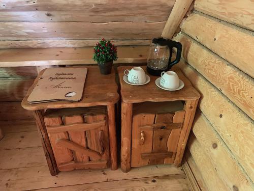 Будинок Художника的咖啡和沏茶工具