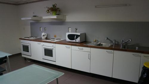 罗霍姆瓦尼住宅区酒店的厨房或小厨房