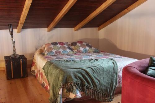 Casa da Tileira客房内的一张或多张床位