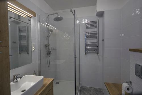 Apartament z widokiem na morze的一间浴室